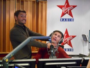 Kenny à Virgin avec Chritsophe Beaugrand (DR Virgin)