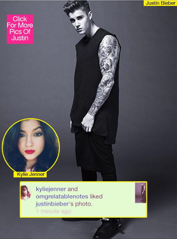 kylie Jenne liked la photo de Justin Bieber sur Instagram