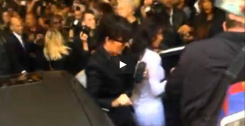 Kim et Kenye West agressé par Vitalii Sediuk