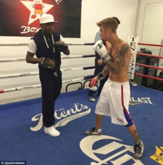 Justin Bieber et Floyd 1