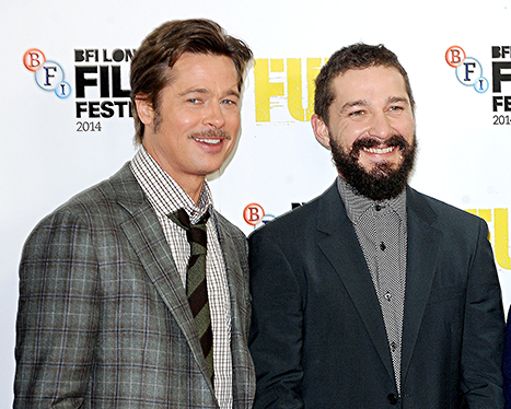 Shia Labeouf Brad Pitt