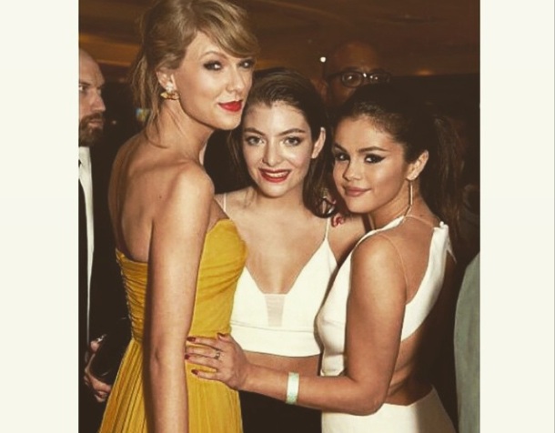 Taylor Swift, Lorde et Selena Gomez aux Golden Globes 2015