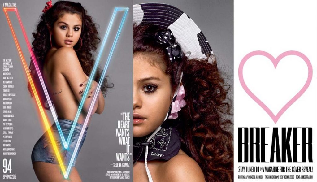 Selena Gomez dans V magazine