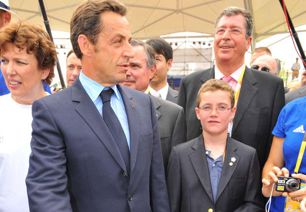 Nicolas Sarkozy président du PSG, son fils en rêve