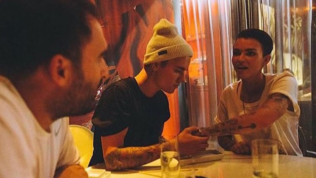 640 justin bieber ruby rose instagram 072815