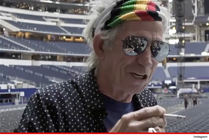 Keith Richards, ancien guitariste du groupe les Rolling Stone souhaite être sniffé comme de la coke par ses filles après sa mort