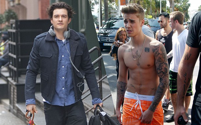 Justin Bieber Orlando Bloom