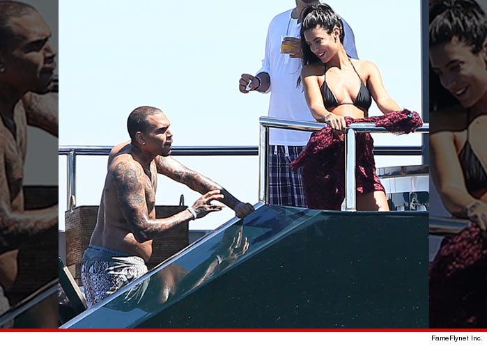 chris brown et une amie de son ex tran