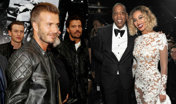 Beyoncé David Beckham Jay Z