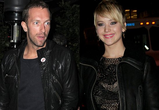 Jennifer Lawrence et Chris Martin