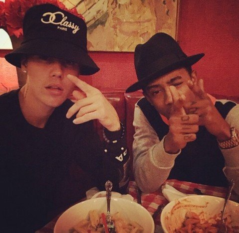Justin Bieber et Lil Twist 1