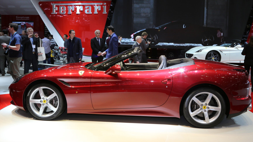 Ferrari California écope dune lourde amande au usa