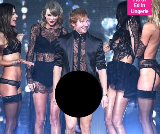 Ed Sheeran Victoria Secret