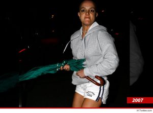 Britney Spears parapluie