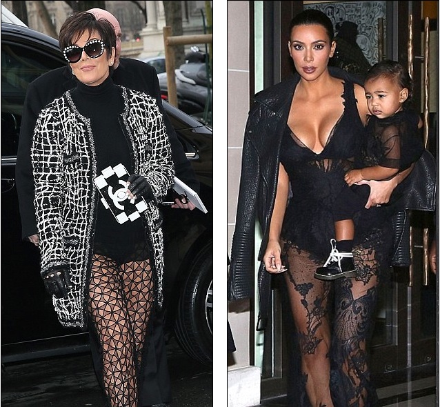Kris Jenner look de Kim
