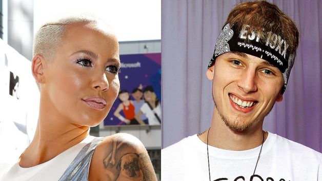 042715 Celebs Amber Rose Machine Gun Kelly