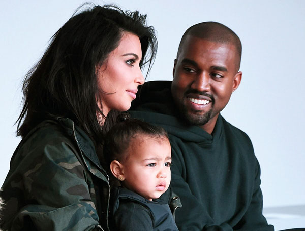 Kim Kardashian, Kanye West et leur fille en Armenie