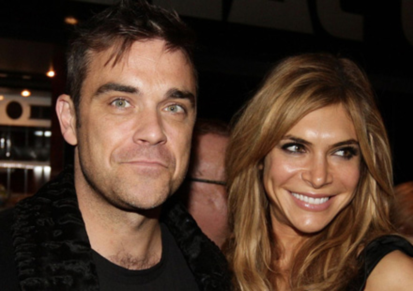 Robbie Williams et sa femme Ayda