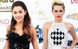 Miley cyrus et Ariana récolter des fonds