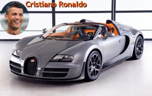 9 Cristiano Ronaldo bugatti veyron