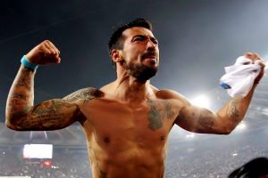 Ezequiel Lavezzi, attaquant du PSG