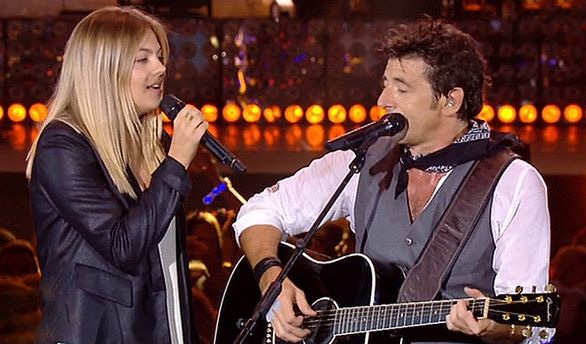 Patrick Bruel aime bien la jeune Louane