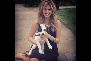 Kate Upton et son animal de compagnie