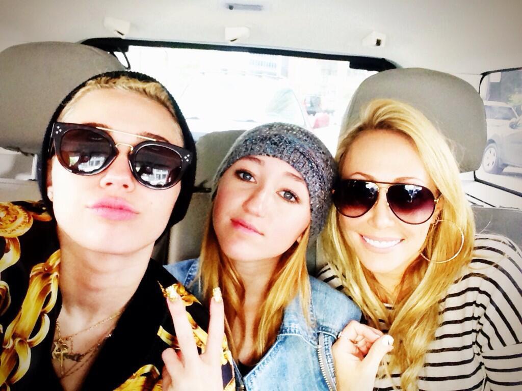 Miley Cyrus Noah Cyrus et Tish
