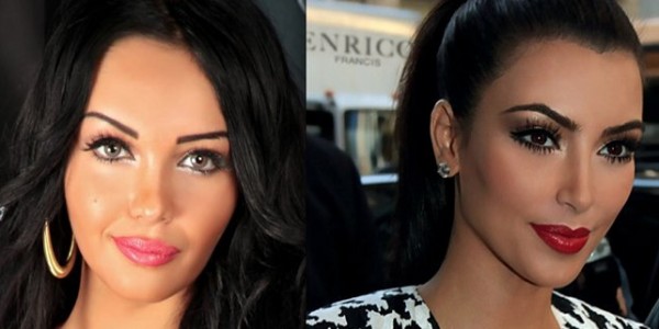 Nabilla et Kim Kardashian