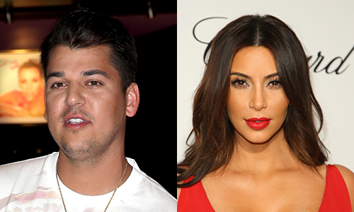 rob and kim kardashian