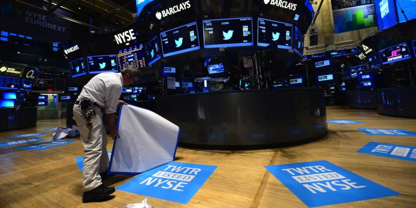 Twitter, l'inquiétante chute du titre à la boruse de New-York