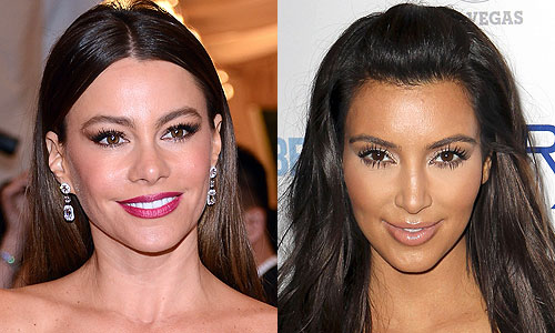 sofia vergara kim kardashian gi