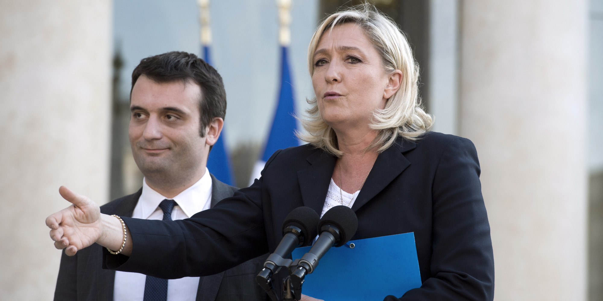 FLORIAN PHILIPPOT MARINE LE PEN