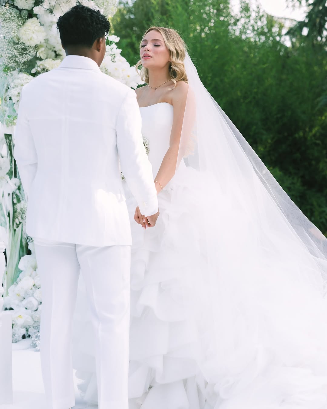 Endrick et sa femme Gabriely Miranda