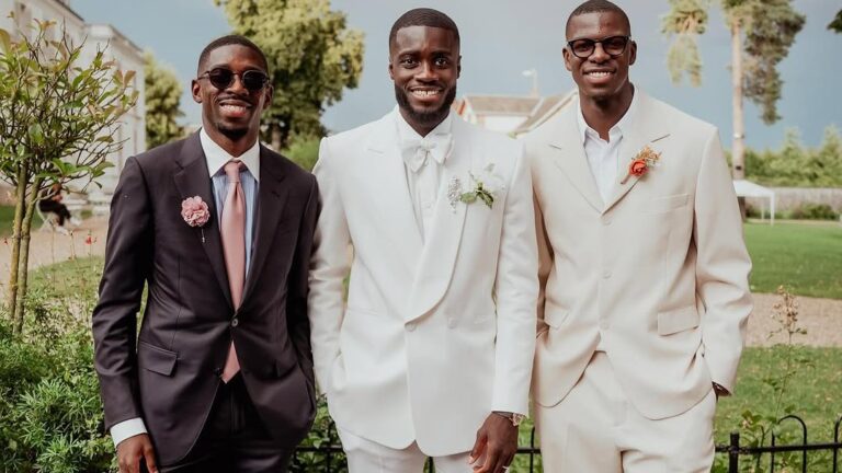 Ousmane Dembélé au mariage de Dayot Upamecano